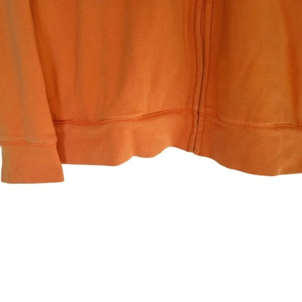 Old Navy Hoodie Sz XL Orange‎ Full Zip Fleece Lined Casual Comfort Activewear